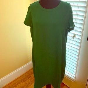 Beautiful green shirt dress sz12